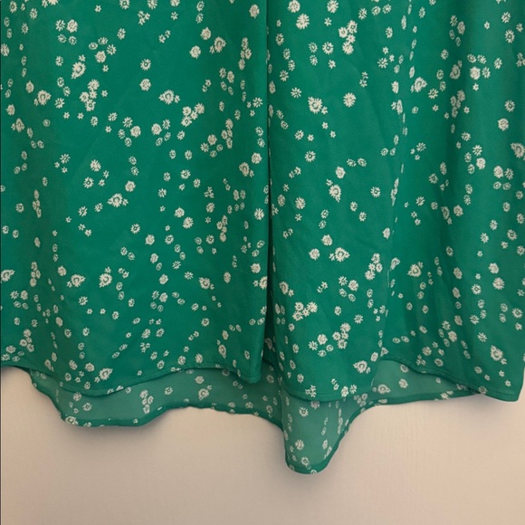 Cabi Replay Green Floral Blouse XL - Picture 4 of 6